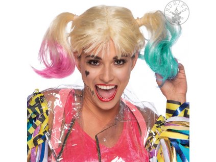 Paruka Harley Quinn Birds of Prey - pro dospělé