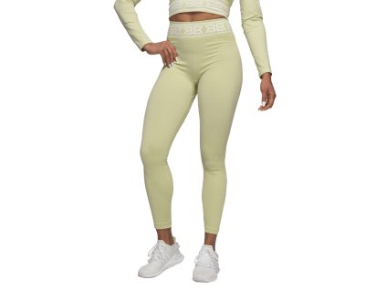 Better Bodies Legíny Rib Seamless Mellow Green Melange S