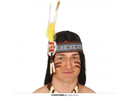 Indiánská čelenka extra