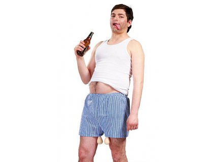 Trenky s příslušenstvím D  pánský karnevalový kostým