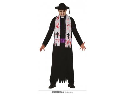 Kněz zombie kostým