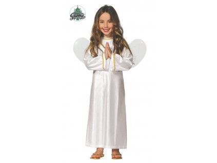 Šaty Anděl s křídly dětský kostým