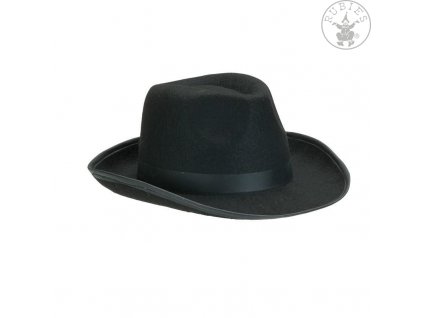Pánský černý klobouk