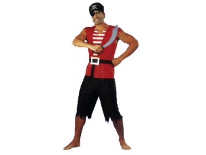 Pirátský kostým vel. 48  pánský karnevalový kostým