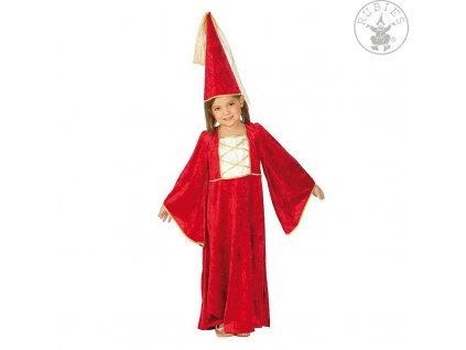 Zámecká paní s kloboukem - dětský karnevalový kostým D