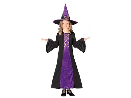 Kostým čarodějnice fialový