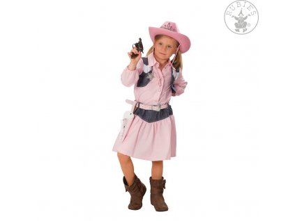 COWGIRL rosa - dětský karnevalový kostým D