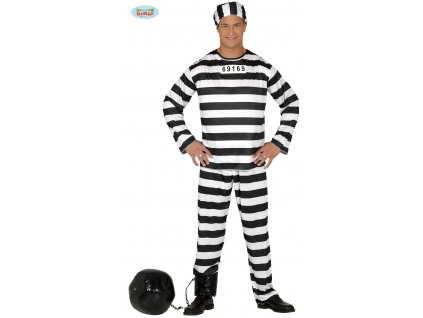 Vězeňský oděv s čepičkou