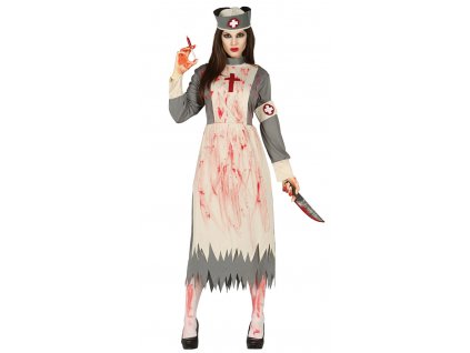 Zombie ošetřovatelka - kostým - VADA