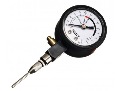 Tlakoměr Select Pressure gauge analogue černá Velikost: NS