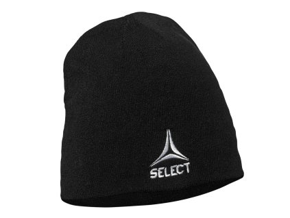 Zimní čepice Select Knitted hat Select černá Velikost: ONE SIZE