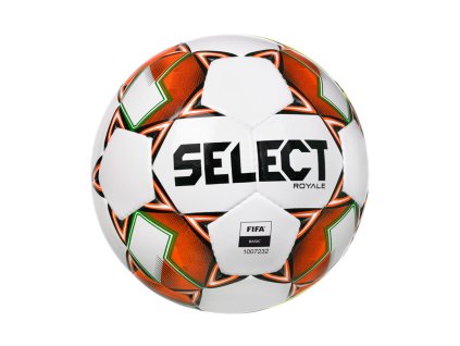 Fotbalový míč Select FB Royale bílo oranžová Velikost míče: 4