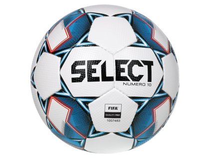 Fotbalový míč Select FB Numero 10 FIFA Quality Pro bílo modrá Velikost míče: 5