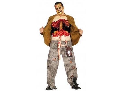 Kostým živá mrtvola D  pánský strašidelný karnevalový kostým vhodný nejen na Halloween