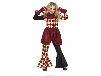 Horror klaun - dívčí kostým CIRCUS