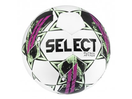 Futsalový míč Select FB Futsal Attack bílo růžová Velikost míče: 4