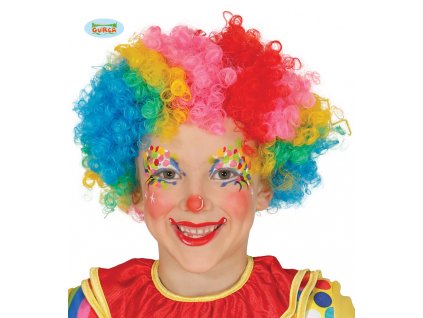 Paruka dětská multicolor - klaun