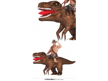 Nafukovací kostým dinosaura