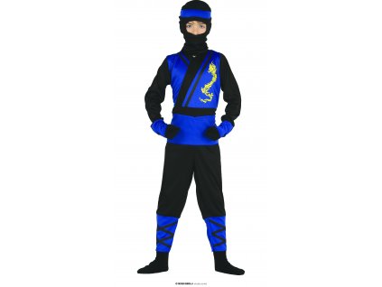 Modrý ninja dětský kostým