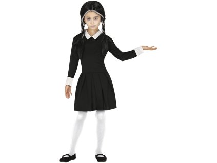 Kostým Wednesday Addams dětský