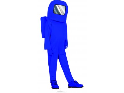 Modrý astronaut dětský kostým