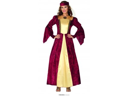 Středověká dáma dámský kostým