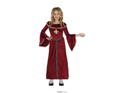 Středověká princezna dětský kostým