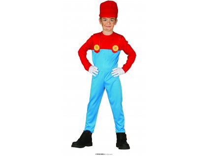 Strojvedoucí dětský kostým Mario