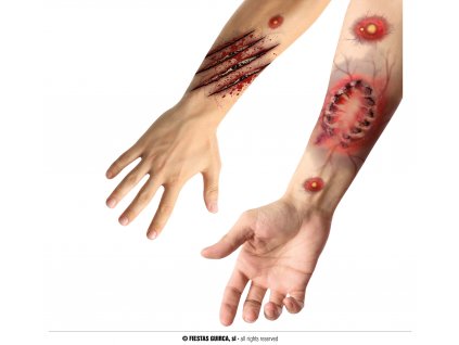 Tetování - samolepící rány