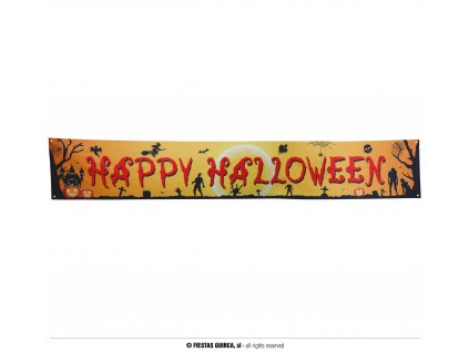 Nápis "happy halloween" 290x50 cm