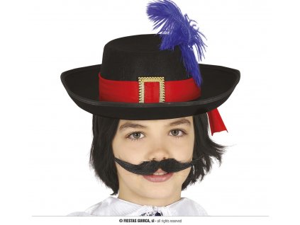 Mušketýrský klobouk pro děti