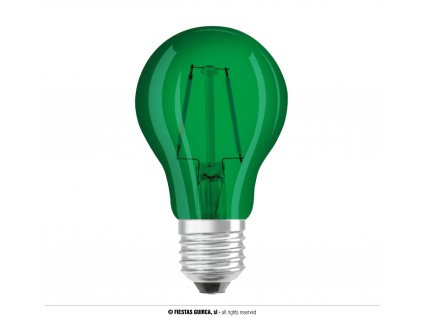 Zelená LED žárovka 5 W