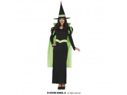 Zelená čarodějnice dámský kostým