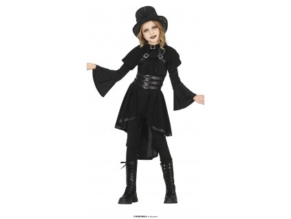 Gotická dívka dětský kostým