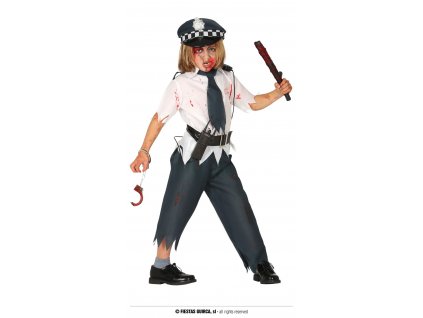 Zombie policista dětský kostým