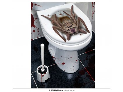 Nálepka na WC pavouk 30x40 cm