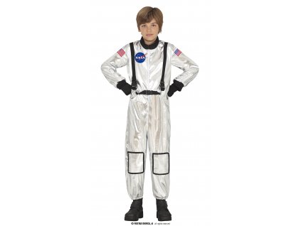 Stříbrný astronaut NASA dětský kostým