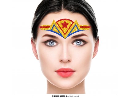 Nálepka na obličej Wonder Woman
