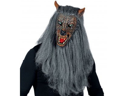 Widmann  Latexová maska vlka s hřívou