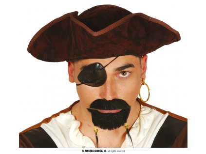 Pirátská bradka a knír Jack Sparrow