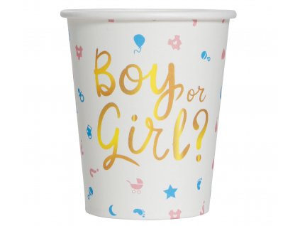 Baby shower sada 6 kelímků 240 ml