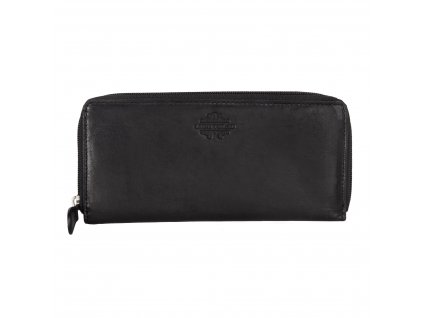 Travelite Lichtblau Wallet Black + textilní rouška ke každé objednávce zdarma