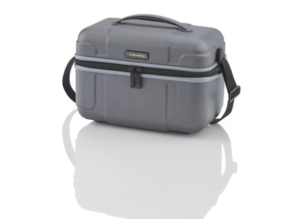 Travelite Vector Beauty case Anthracite + textilní rouška ke každé objednávce zdarma