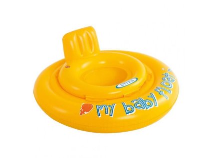 Kruh dětský dvojitý MY BABY FLOAT INTEX 56585 (Varianta žlutá)