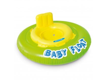 Kruh dětský dvojitý Intex 56588 MY BABY FLOAT oranžový