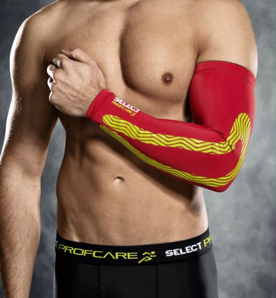 Select Compression arm sleeves 6610 červená Velikost: S