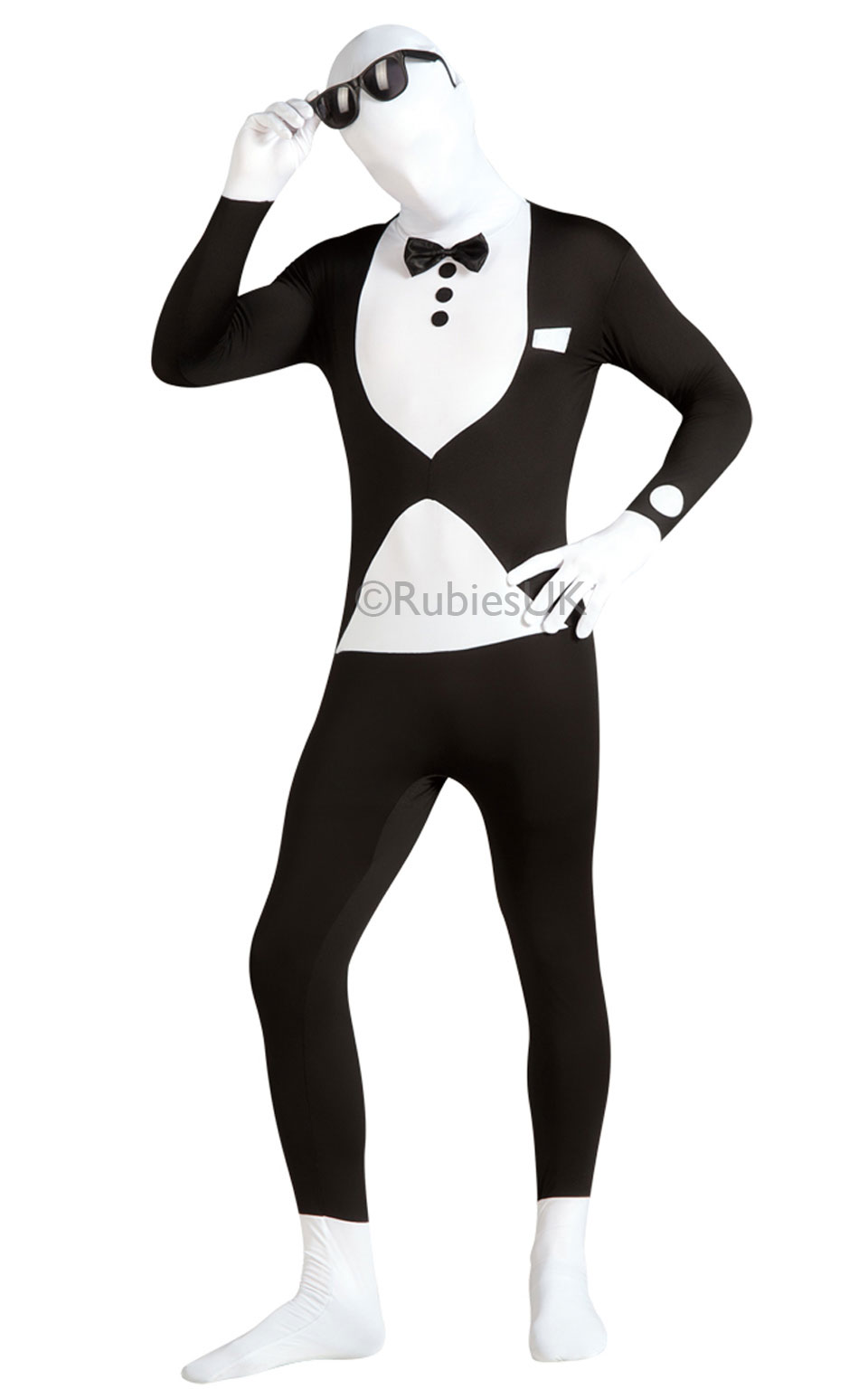 Rubies USA 2nd Skin Tuxedo - licenční kostým D varianta: M 48 - 50