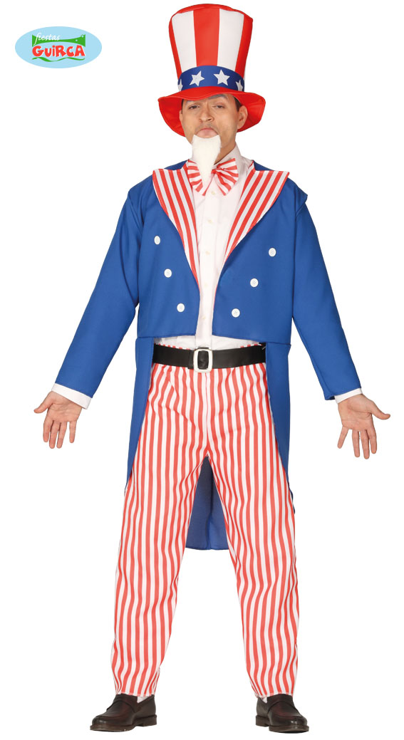 Guirca Fiestas Španělsko Strýček SAM kostým varianta: L 52 - 54