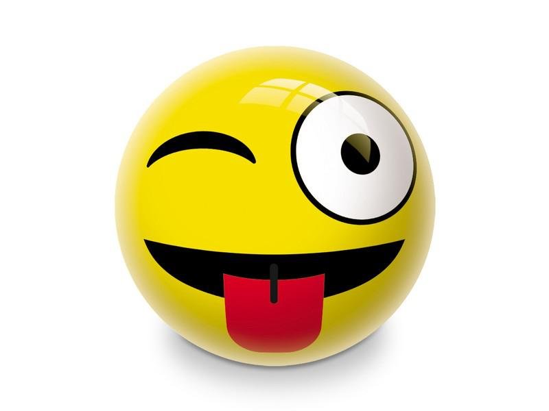Míč dětský MONDO Smajlíci EMOTIC 140 mm varianta: žlutá