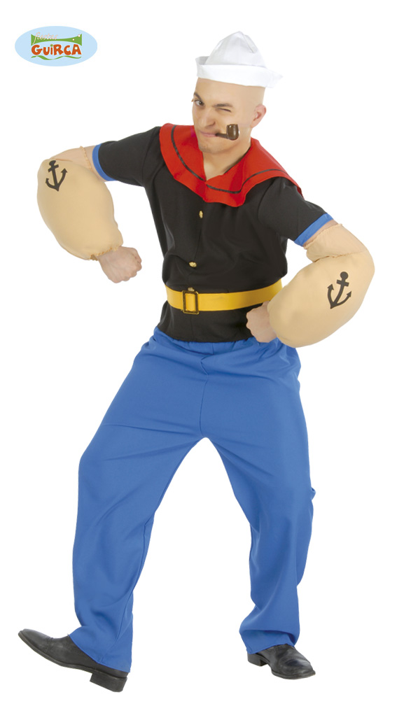 Guirca Fiestas Španělsko Kostým  Pepek námořník varianta: L 52 - 54